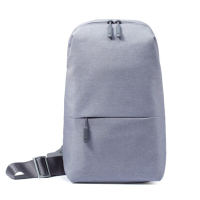 

Xiaomi MI Men Women Multi-functional Urban Casual Chest Bag Shoulder Bag Rucksack Daypack Bag Duffel Bag Light Gray