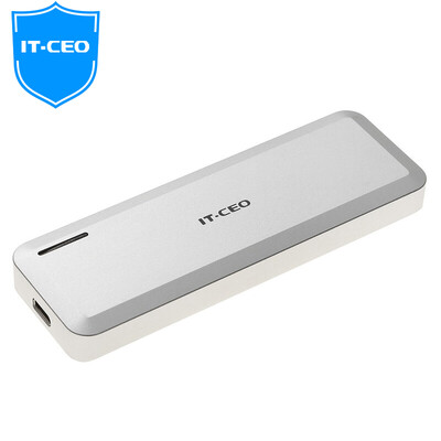 

IT-CEO W681S M2 to Type-C USB31 solid-state mobile hard disk box NGFF M2 224222602280 SSD solid state drive external box silver