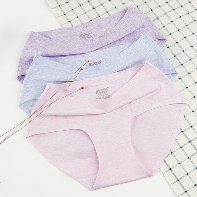 

[Jingdong supermarket] red beans ladies underwear women cotton ammonia color spinning incense underwear low waist breathable comfortable briefs 3 combination 1 170 / 76A