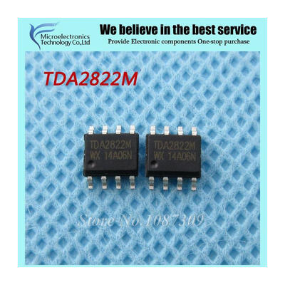 

10pcs free shipping TDA2822M TDA2822 TDA2822D SOP-8 o Amplifiers Dual Lo-Volt Pwr Amp new original