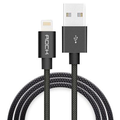 

Rocker (ROCK) Apple MFI certified data cable charging cable for Apple 6iPhone7 / Plus / 5s / se / 6 / 6s / Plus 1 m black