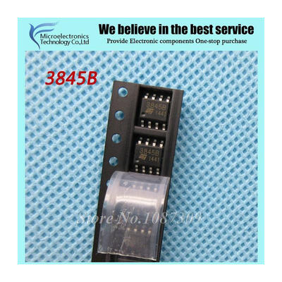 

10pcs free shipping UC3845B UC3845 3845B Switng Controllers 52kHz 1A Current PWM w/48% Duty Cycle SOP8 new original