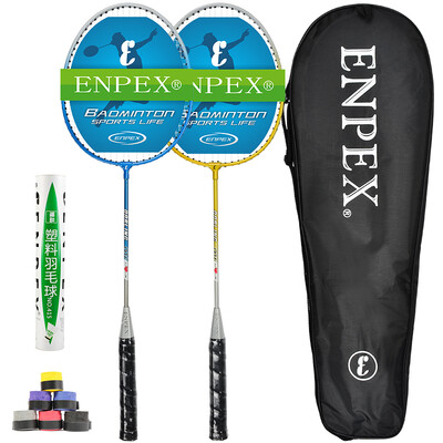 

Leo Enpex 2 only installed badminton racket to shoot men&women couples badminton single shot 001 donated badminton