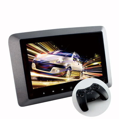 

9'' Interchangeableskins HD headrest DVD Video Player with USB/TF-SD card/speakers/dual IR/ FM Trasmitter Multi- language