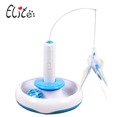 

Yi Li pet LWS163021 Yi Li new pet wholesale pet toys electric rotating 360 degree feather interactive toys funny cat stick