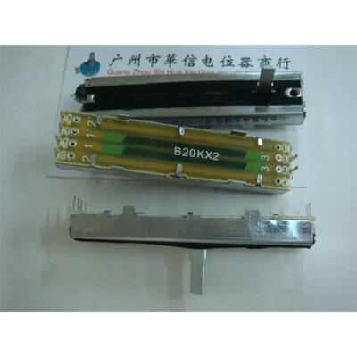 

Mixer fader potentiometer 7.2 cm double Slide potentiometer B20K B10K outer feet