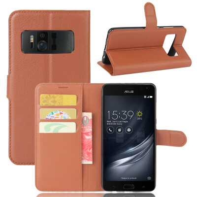 

GANGXUN Asus Zenfone AR ZS571KL Case High Quality PU Leather Flip Cover Kickstand Anti-shock Wallet Case for Asus Zenfone AR ZS571