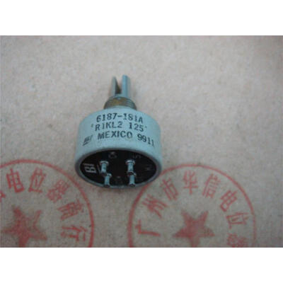 

BI 6187-181A R1K tapped conductive plastic potentiometer 4P