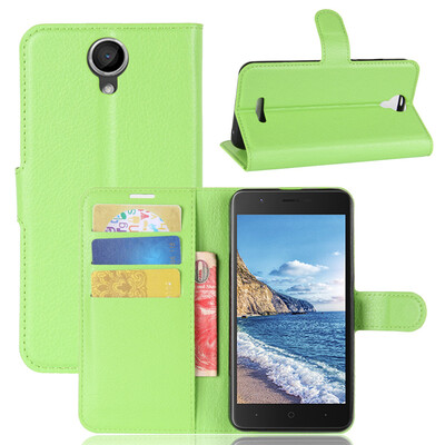 

GANGXUN Wiko Harry Case High Quality PU Leather Flip Cover Kickstand Anti-shock Wallet Case for Wiko Harry