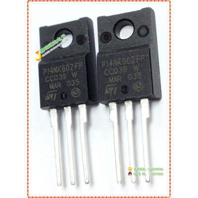 

Free shipping 10pcs/lot STP14NK60ZFP P14NK60ZFP FET new original