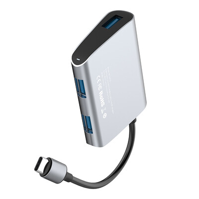 

Baseus speed to enjoy USB30 splitter high-speed expansion of a drag three more than one converter converter notebook computer HUB hub deep gray