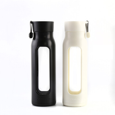 

Lock & lock Fashionable Armor Cup Glass Cups Heat Insulation Handicrafts Cup Set Two Business Cups LLG651S603 350ml 2 Black White