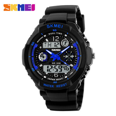 

SKMEI 0931 Luxury Brand Shock Men Military Sports Watches Digital LED Quartz Wristwatches Rubber Strap Relogio Masculino Watch