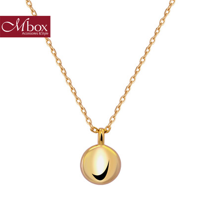 

Mbox necklace female Korean version of the use of Bohemian wind element fashion clavicle necklace confession balloon gold