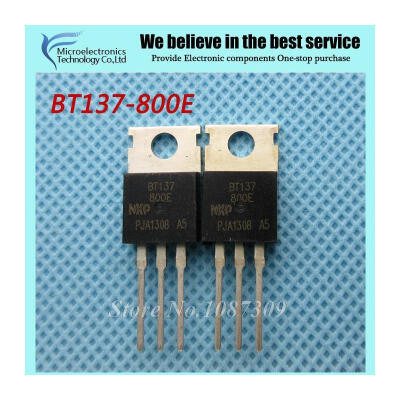 

10pcs free shipping BT137-800E BT137 BT137-800 800V 8A Triacs RAIL TRIAC TO-220 new original