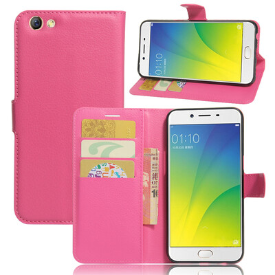

GANGXUN Oppo F3 Plus Case High Quality PU Leather Flip Cover Kickstand Anti-shock Wallet Case for Oppo R9s Plus