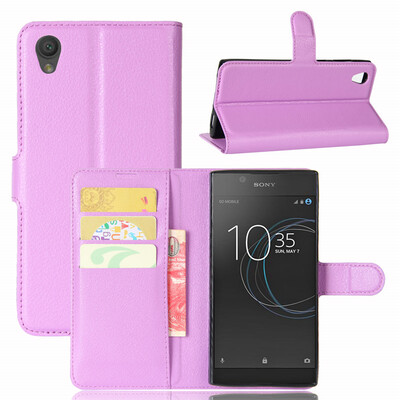 

GANGXUN Sony Xperia L1 Case PU Leather Magnetic Flip Wallet Card Cover for Sony Xperia L1