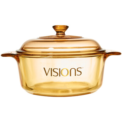 

Jingdong Supermarket] Corning VISIONS 2.25L Crystal Color Transparent Glass Soup Pot VS-22 / CN