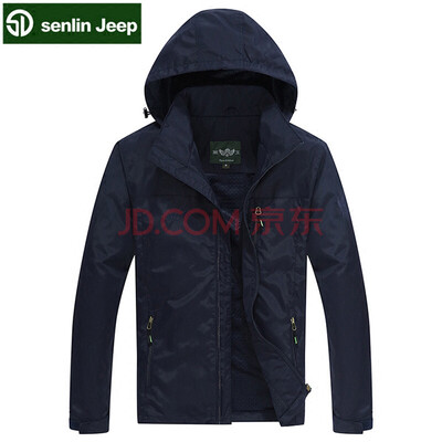 

Jacket mens thin 2017 spring new waterproof youth outdoor sports loose hooded leisure jacket