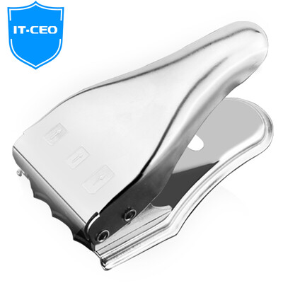 

IT-CEO X0JKQ-C mobile phone scissors Nano micro sim card scissors three knife clamp general Samsung Huawei millet Meizu Apple iPhone4 5 6S 7 silver