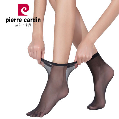 

Jingdong supermarket] Pierre Cardan silk stockings short stockings thin section velvet stealth socks female 10 pairs of black uniforms JD1728015-20X10
