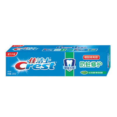 

Crest (Крест) эксперты в области здравоохранения моли ремонт зубной пасты (кристалл мятный) 200г (старая и новая упаковка случайное распределение)