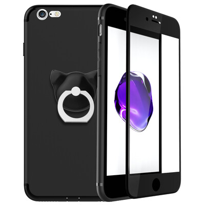 

Send Steel ESCASE Apple iPhone6 ​​ 6s Plus mobile phone shell seconds change Apple 7 all-inclusive scrub wrestling soft shell protective cover gentleman black