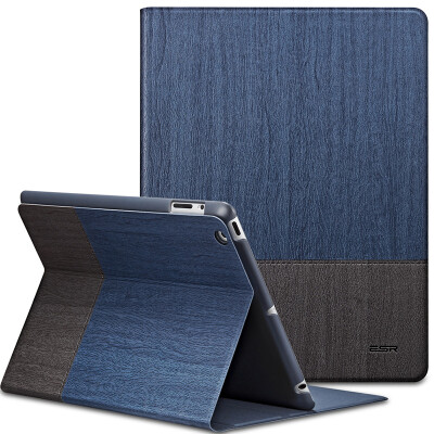 

ESR Apple iPad2 iPad4 iPad3 protective cover shell light drop stent holder holster to simple original series of blue gray notes