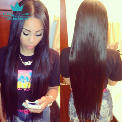 

Brazilian Virgin Hair Straight 4 Bundles Brazilian Human Hair Extensions 100 Unprocessed Human Hair Weave Natural Color