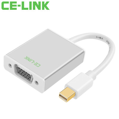 

CE-LINK 1003 Mini DP в VGA преобразователь подключен к проектору Mini Displayport преобразования линии Apple MacBook монитор компьютера, подключенного к молнии