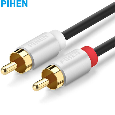 

(PIHEN) PH-YPX020 2RCA общественная звуковая линия красный и белый аудиокабель двойной лотос пары двойной лотос аудио конвертация аудио кабель 3 метра