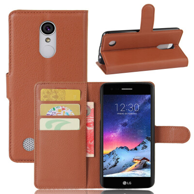 

GANGXUN LG K4 2017 Case High Quality PU Leather Flip Cover Kickstand Anti-shock Wallet Case for LG K4 2017