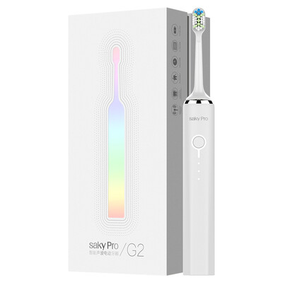 

Shako Saky electric toothbrush adult charge acoustic vibration toothbrush G2411 pearl white