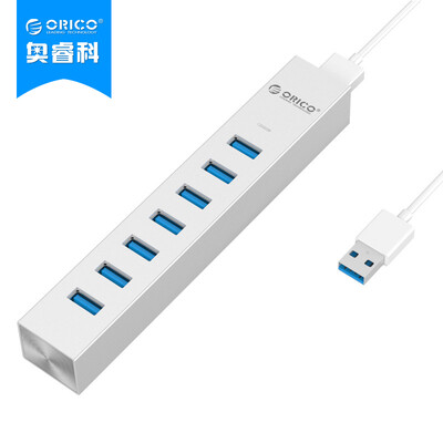 

Австрийский (ORICO) ASH7-U3 USB3.0HUB ступица буксирного алюминиевого сплава Type-C