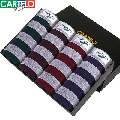 

CARTELO Underwear Ice Silk Shorts Men Breathable Large Size 4-Pack