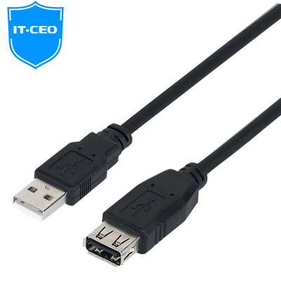 

IT-CEO usb расширенная линия для мужчин и женщин с высокоскоростной передачей данных передачи данных Общественный доступ к материнскому компьютеру U дисковая клавиатура для мыши мобильный жесткий диск удлинительный кабель 3 м черный V082Y-B