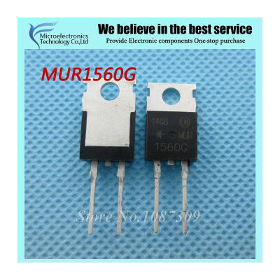 

20pcs free shipping MUR1560G MUR1560 1560G 600V 15A diode rectifier 100% new original quality assurance