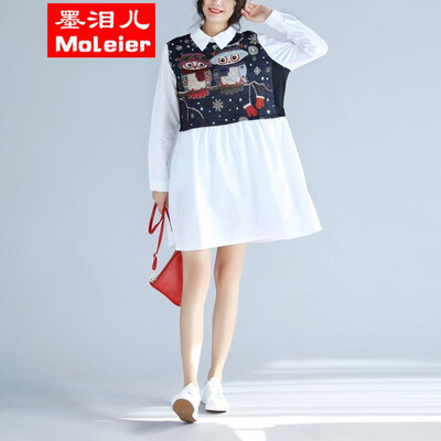 

Fat MM large code art&art womens fashion clothes dress