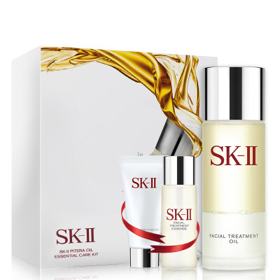 

SK-II полупрозрачный Питера бежать поддержка по уходу за кожей (Моющее средство Эфирное масло 50г + 20г + 30мл Skin Cream) (Увлажняющий для лица очищающее сущность компактный)