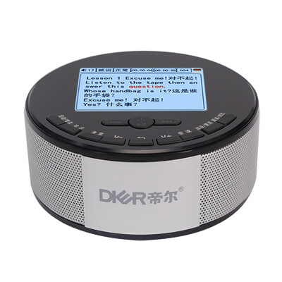 

DIER DR68 Черный цифровой репитер Английский язык для обучения CD в MP3 / Bluetooth / Dual Speaker