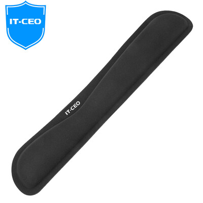 

IT-CEO X4W1 Heart-shaped thickened bracelet ergonomic mouse pad wrist holder keyboard mouse hand pillow wrist pad for office desk / laser mouse black