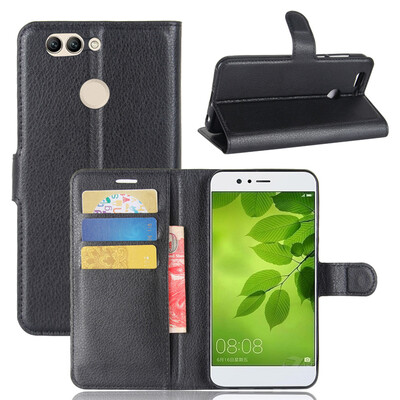 

GANGXUN Huawei Nova 2 Plus Чехол из высококачественной кожи PU с флип-чехлом Kickstand Anti-shock Кошелек для Huawei Nova 2 Plus