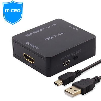 

IT-директор Y3AV-1 AV HDMI конвертер 3RCA RCA аналоговый HD сигнал в цифровой USB питание белый