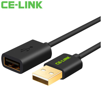 

CE-LINK 2474 USB2.0 удлинительная линия от мужчины к женскому 1 метр AM / AF высокоскоростная передача данных удлинитель удлинительный кабель U диск мышь клавиатура удлинитель черная