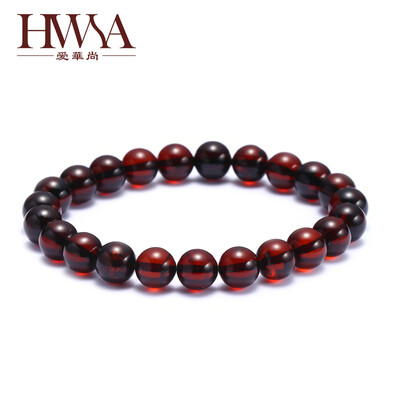 

Ai Hua Shang HWSA blood hand string 7-75mm amber with certificate