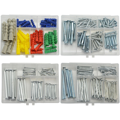 

Kraft Weil expansion screw wood nail screw steel nail cement nail set 400PC NF2675