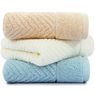 

Sanli cotton A standard simple&elegant towel Value 3 loaded 34 × 71cm Each is individually packaged beige light coffee light blue