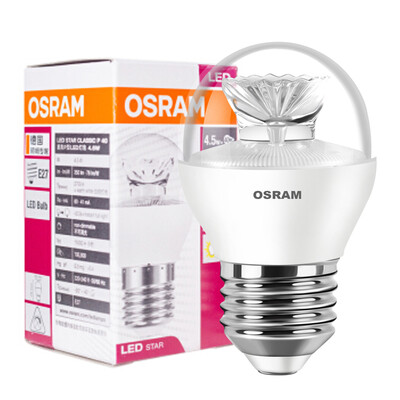 

Супермаркет] [Jingdong Osram (OSRAM) Светодиодная лампа лампа 4.5W E27 кювету большой рот теплый белый Хуан Гуан
