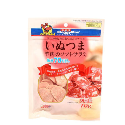 

DoggyMan Low Salt Salami Wave Sheet - Lamb 70g Meat Meat Teddy Dog Pet Snacks