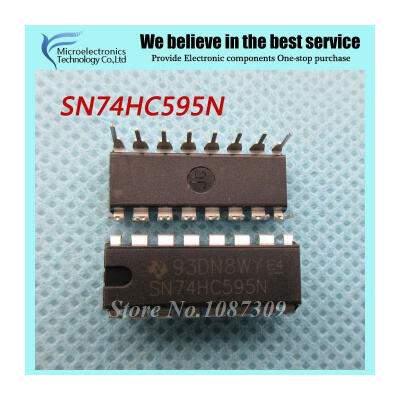 

10pcs free shipping SN74HC595N SN74HC595 74HC595N 74HC595 DIP-16 Counter Shift Registers Tri-State 8-Bit new original